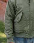 CWU Flight Jacket - Sage Aviator Satin