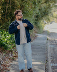 INDIGO COTTON RIPSTOP “KOKIRAN” MILITARY SHIRT (SJAS24-AR)