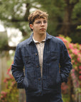 RJ-1 Riders Jacket Waxed Canvas- Navy