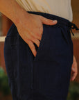 Easy Pant- Indigo Canvas