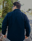 INDIGO COTTON RIPSTOP “KOKIRAN” MILITARY SHIRT (SJAS24-AR)