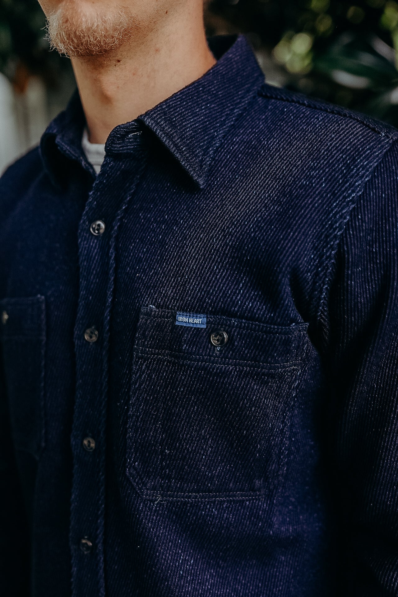 14oz Kersey Work Shirt Indigo IHSH-288-IND – Iron Shop Provisions
