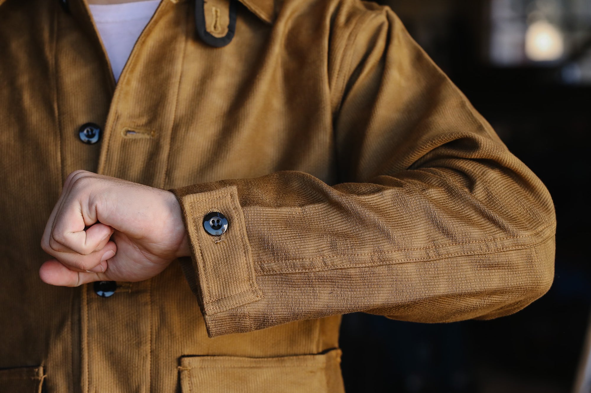 Jagged Deck Cloth Jacket- Khaki (SJCJK25-SP)