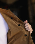 Jagged Deck Cloth Jacket- Khaki (SJCJK25-SP)