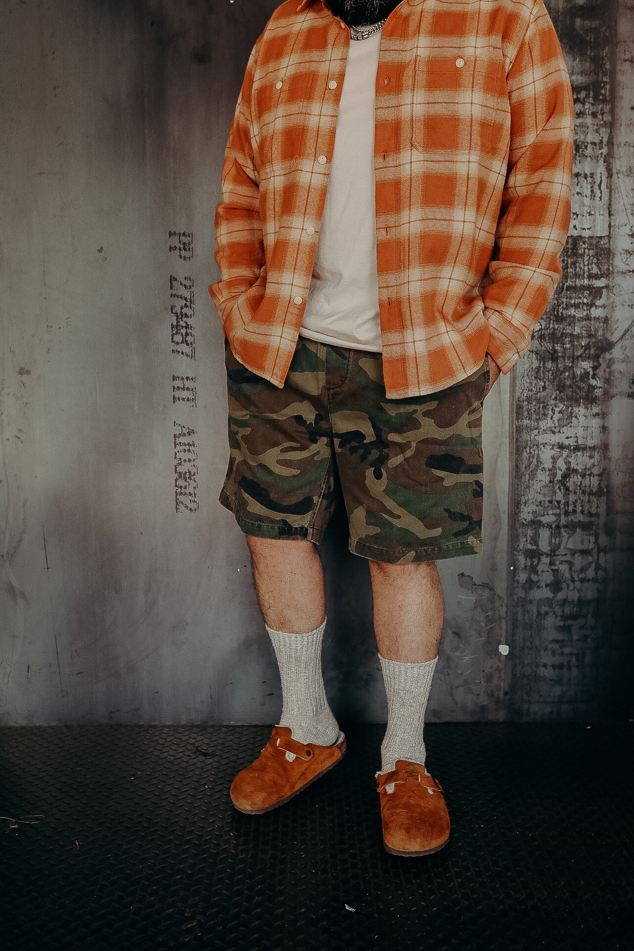 Drawstring Shorts- Camo Twill – Iron Shop Provisions