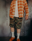 Drawstring Shorts- Camo Twill