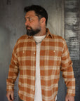 Utility Flannel-Amber Plaid
