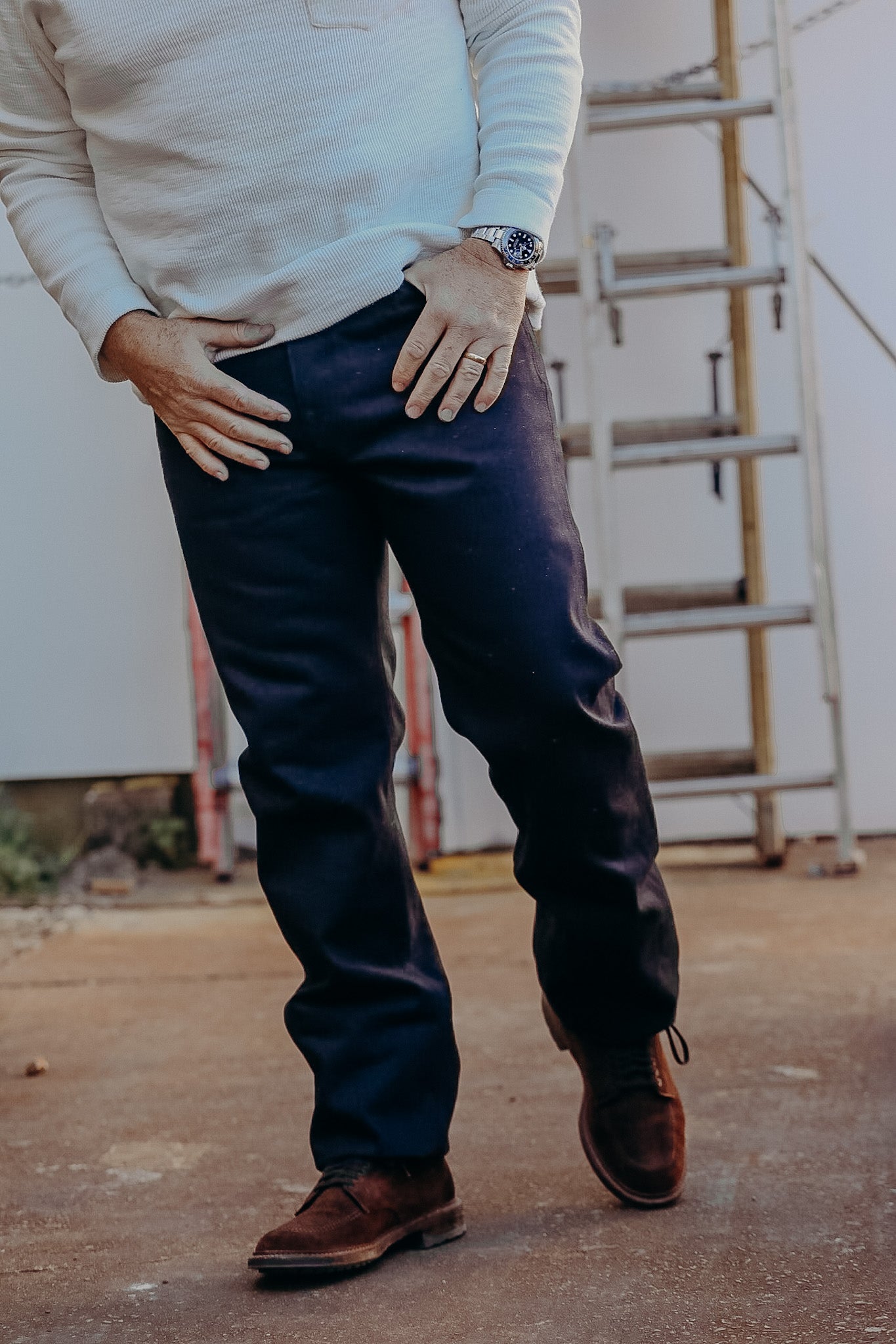 Wilkes Western 14 Ounce Raw Fleck Denim