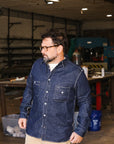 Samurai Cotton Denim Work Shirt- Indigo (SJWS-SC02)