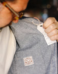 Samurai Cotton Denim Work Shirt- Indigo (SJWS-SC02)