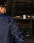 Samurai Cotton Denim Work Shirt- Indigo (SJWS-SC02)