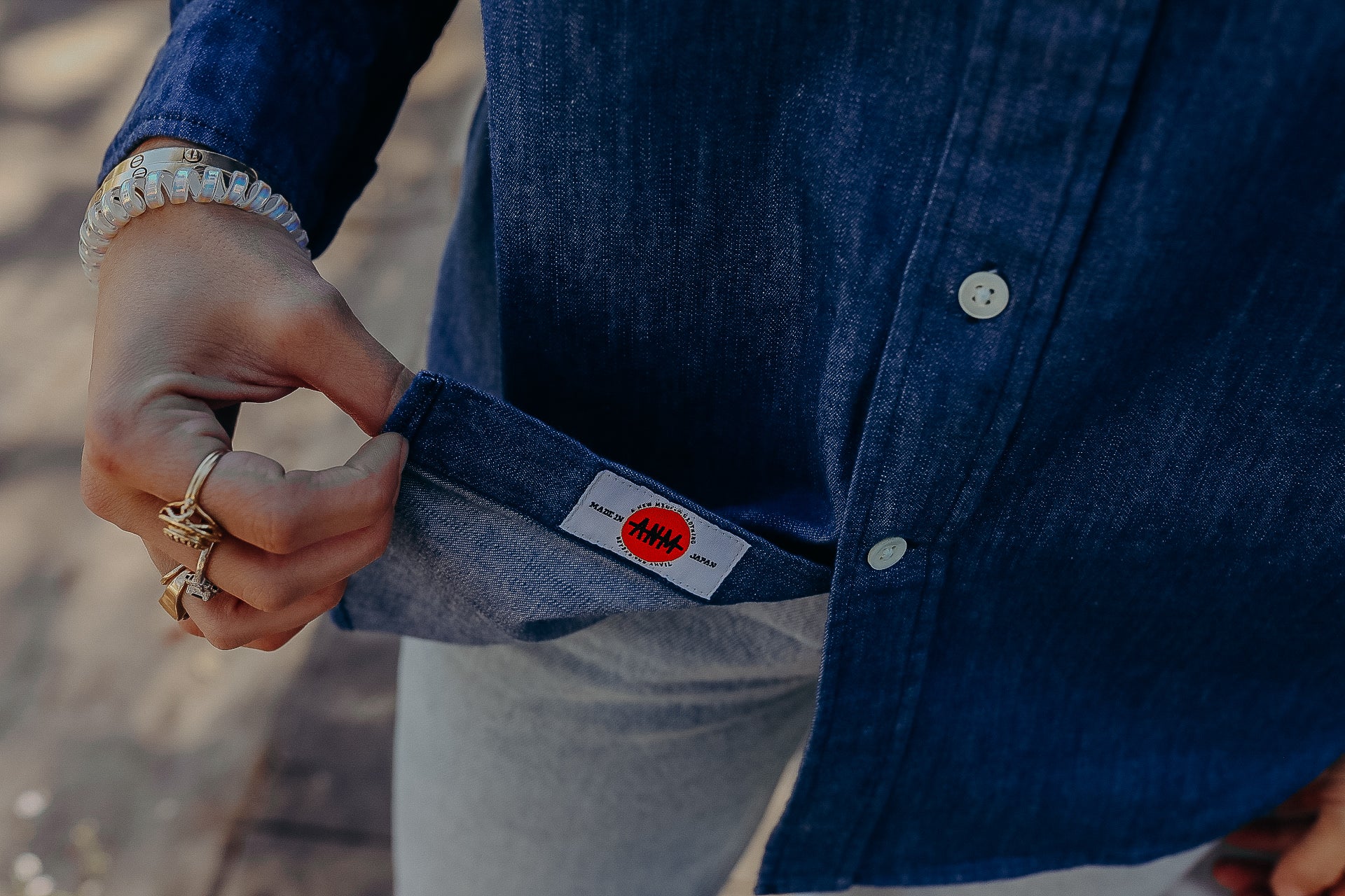 ANM Church Shirt- Indigo Stonewash (Sample Sale)