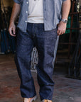 '44 Style WWII Wide Straight Jeans- Indigo (S2000HX)