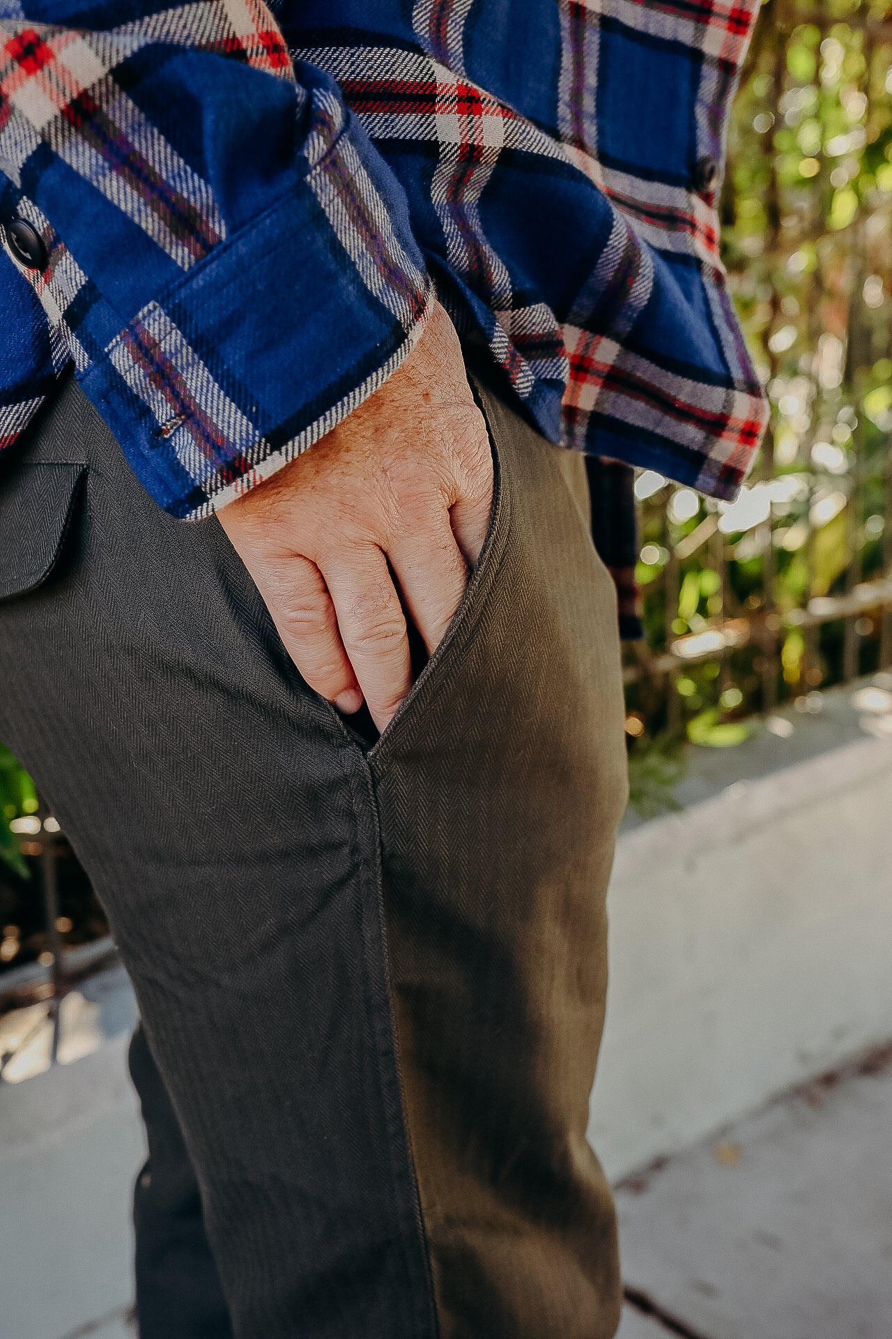 ANM Scout Pant- Olive HBT (Sample Sale)