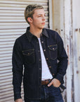 16oz Selvedge Denim CPO Shirt - Indigo IHSH-427-IND