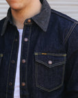 16oz Selvedge Denim CPO Shirt - Indigo IHSH-427-IND