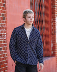 Sashiko Dobby Work Shirt- Indigo (5728)