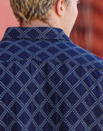 Sashiko Dobby Work Shirt- Indigo (5728)
