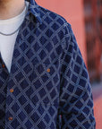 Sashiko Dobby Work Shirt- Indigo (5728)