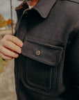 Huntsman Overshirt- Black