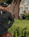 12oz Wabash CPO Shirt - Black IHSH-227-BLK