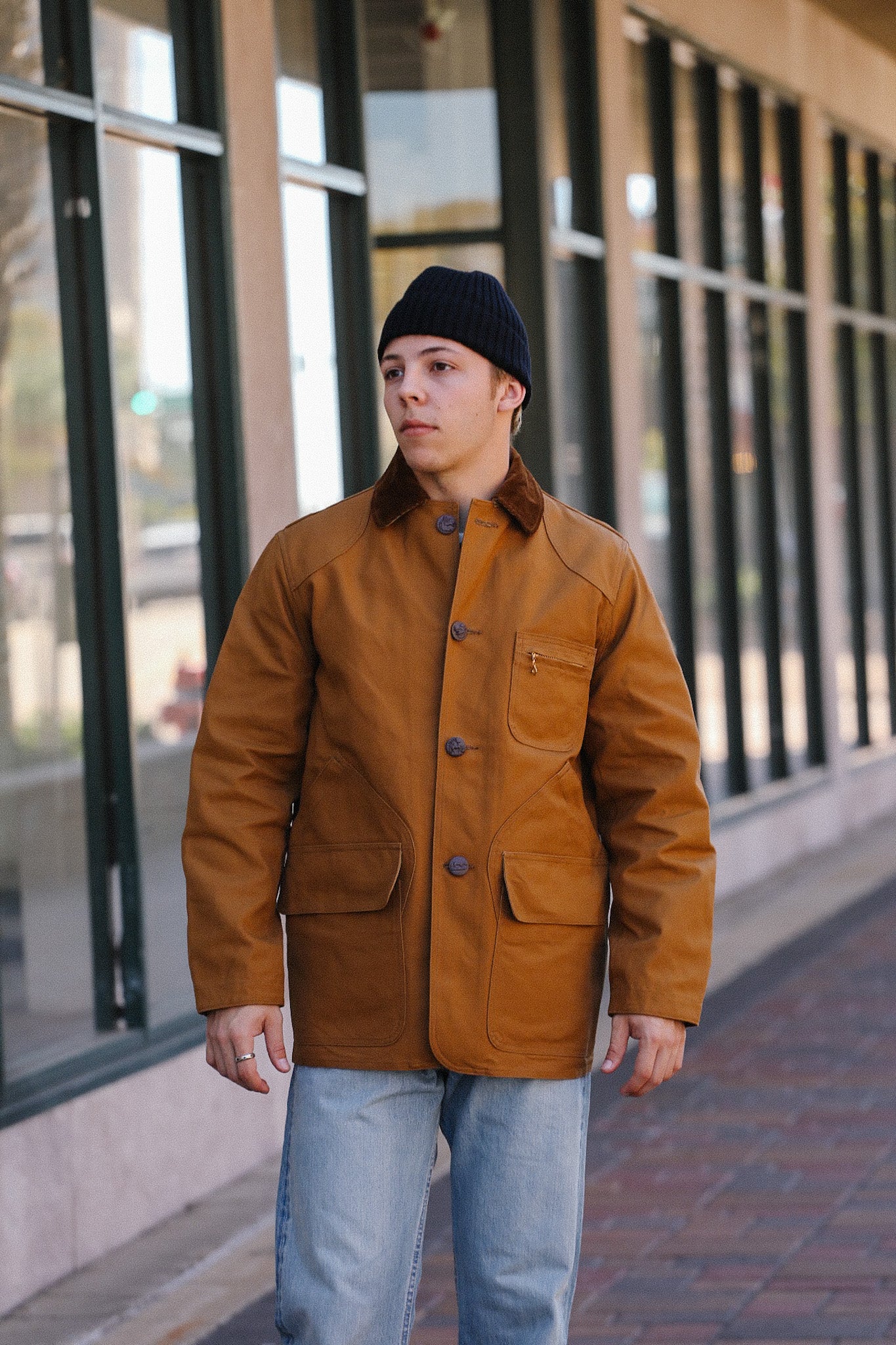 Fiction Romance 13.5oz Duck Canvas Hunting Jacket- Brown - SC15834