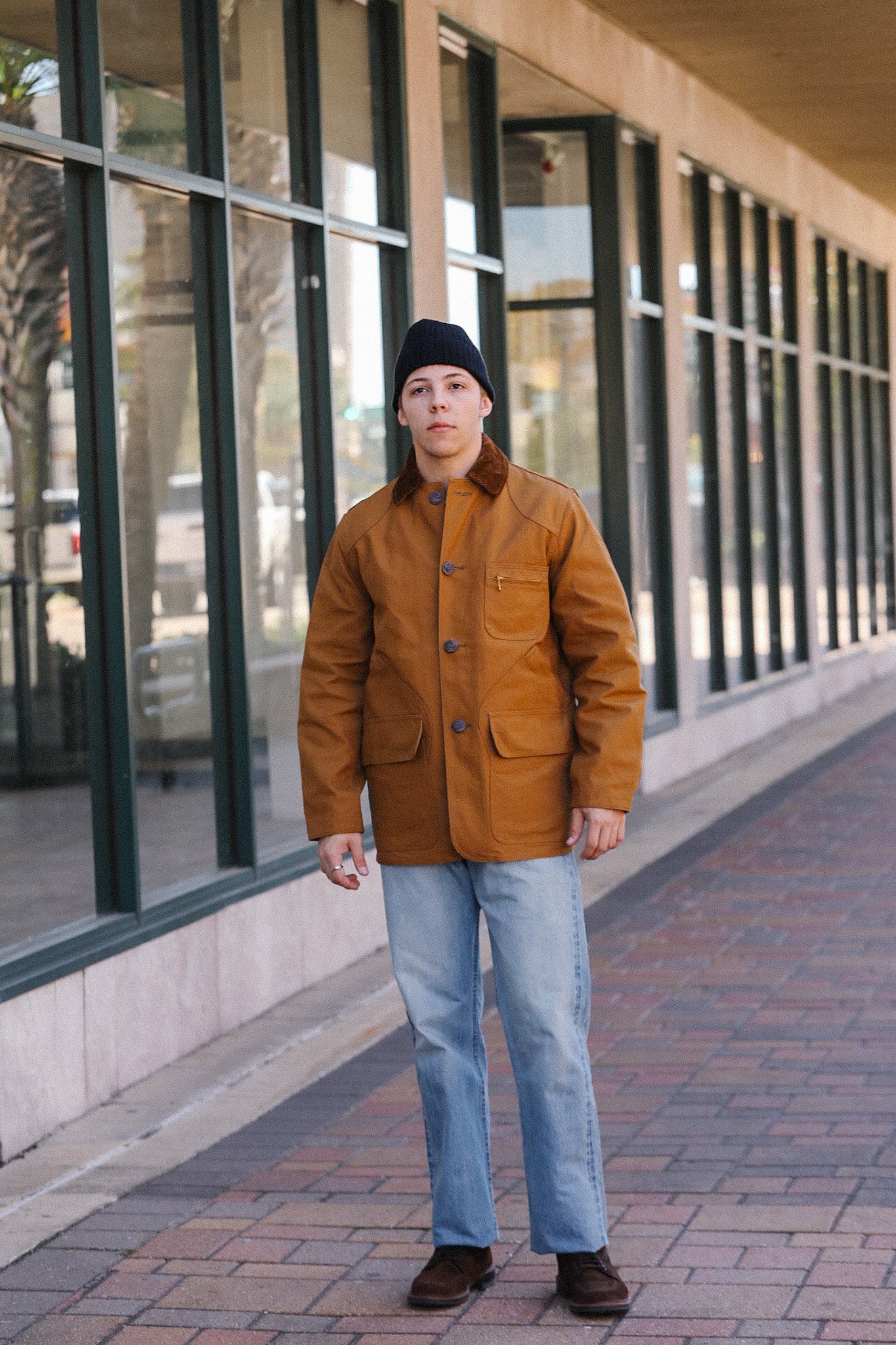 Fiction Romance 13.5oz Duck Canvas Hunting Jacket- Brown - SC15834
