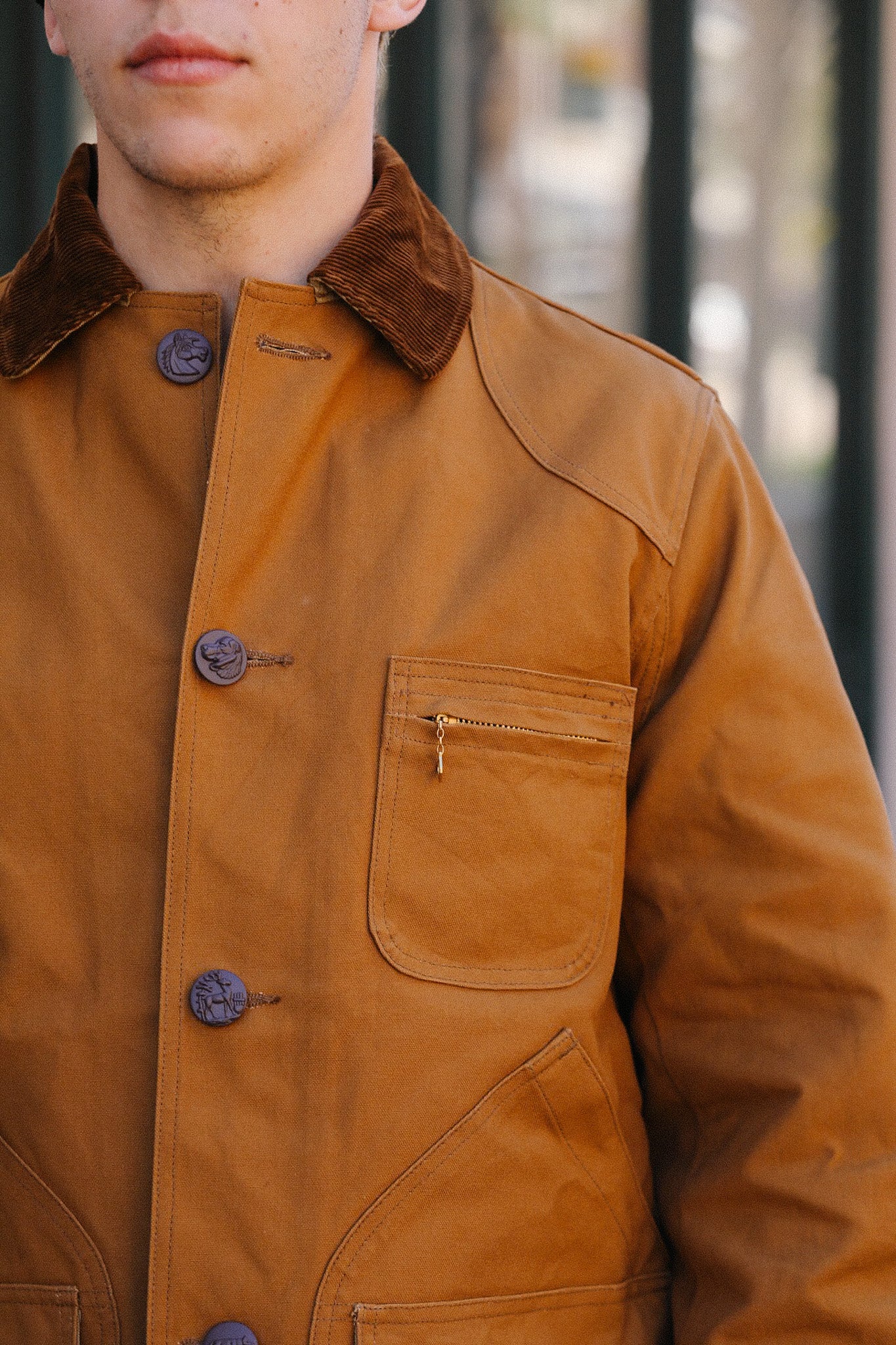 Fiction Romance 13.5oz Duck Canvas Hunting Jacket- Brown - SC15834