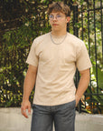 ANM Loopwheel Tee-Oat Milk