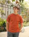 ANM Loopwheel Tee- Maritime Red