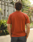 ANM Loopwheel Tee- Maritime Red