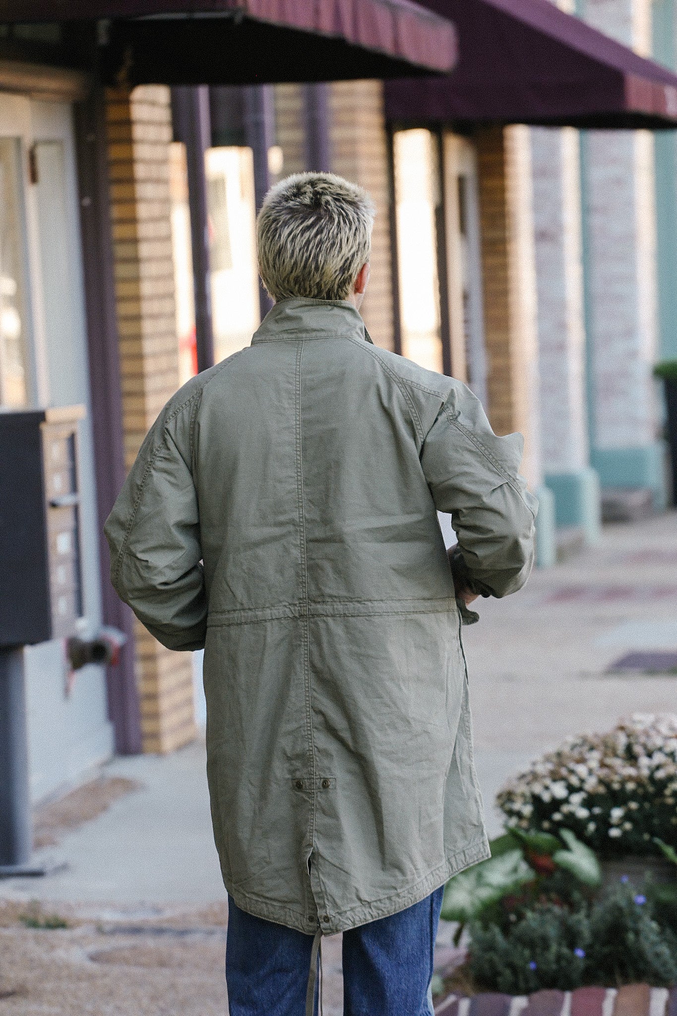 Tsugihagi Fishtail Jacket- Boro Green (MSP-4017)