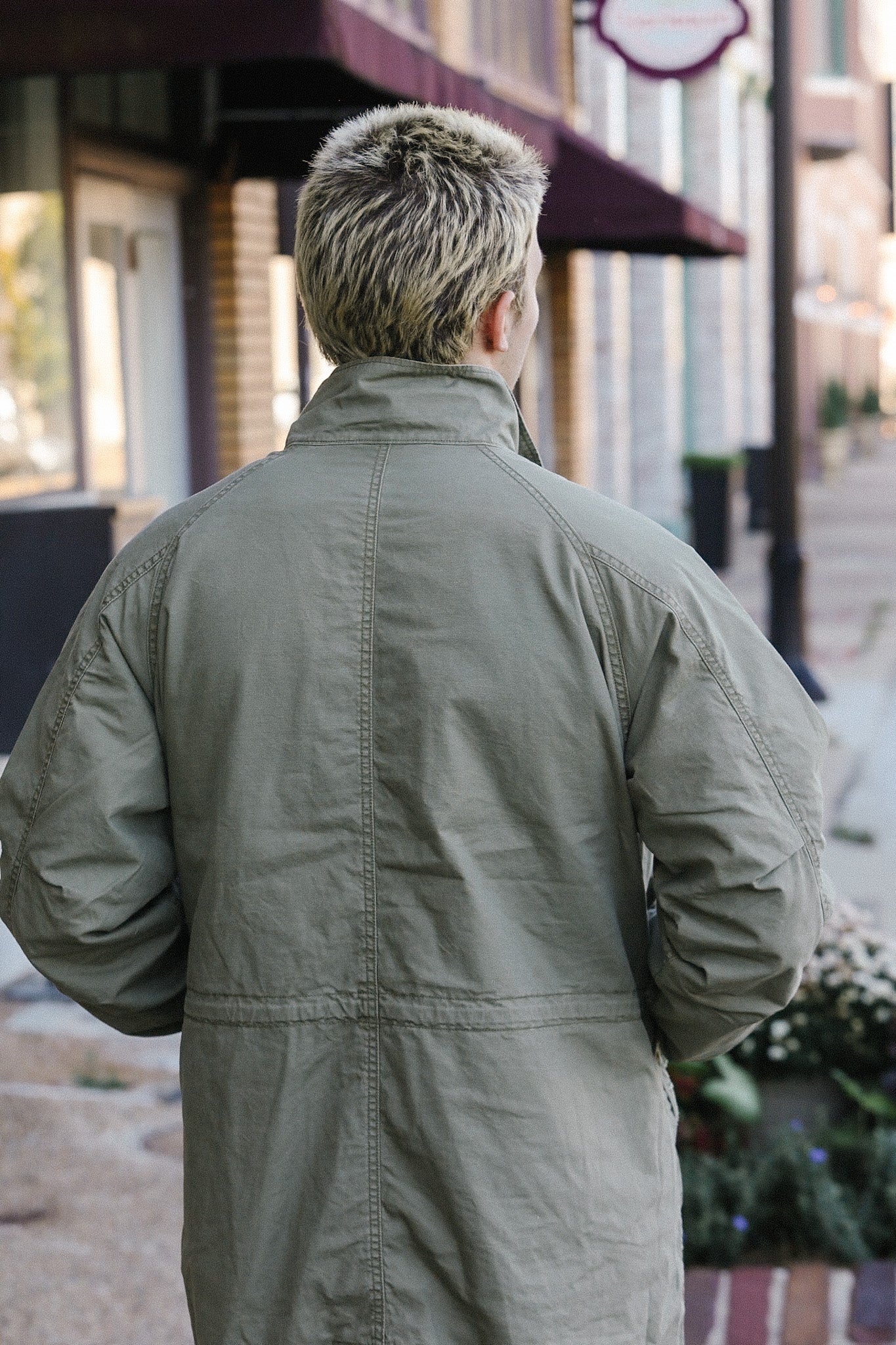 Tsugihagi Fishtail Jacket- Boro Green (MSP-4017)