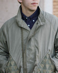 Tsugihagi Fishtail Jacket- Boro Green (MSP-4017)