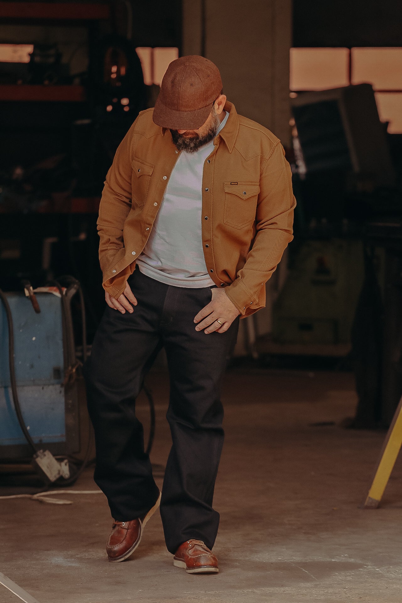 21oz Serge Work Pants - Black IH-829-BLK