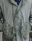 Tsugihagi Fishtail Jacket- Boro Green (MSP-4017)