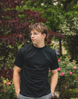 ANM Loopwheel Tee- Black