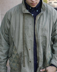 Tsugihagi Fishtail Jacket- Boro Green (MSP-4017)