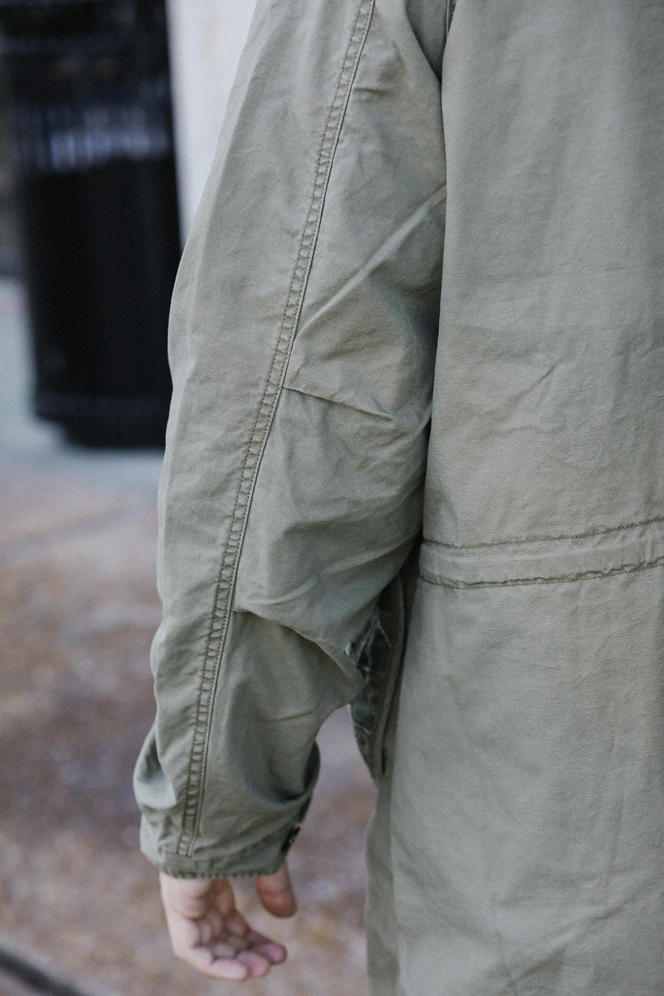Tsugihagi Fishtail Jacket- Boro Green (MSP-4017)