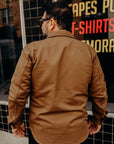 Oxford Overshirt- Brushed Brown