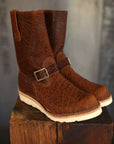 Wesco X ISP Boss Engineer Boot- Shrunken Bison Brown