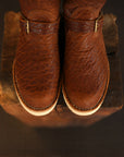Wesco X ISP Boss Engineer Boot- Shrunken Bison Brown