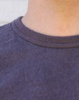 No.8 Slub Nep s/s T-Shirt - Purple Navy