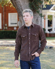 Heavyweight Corduroy Western- Brown