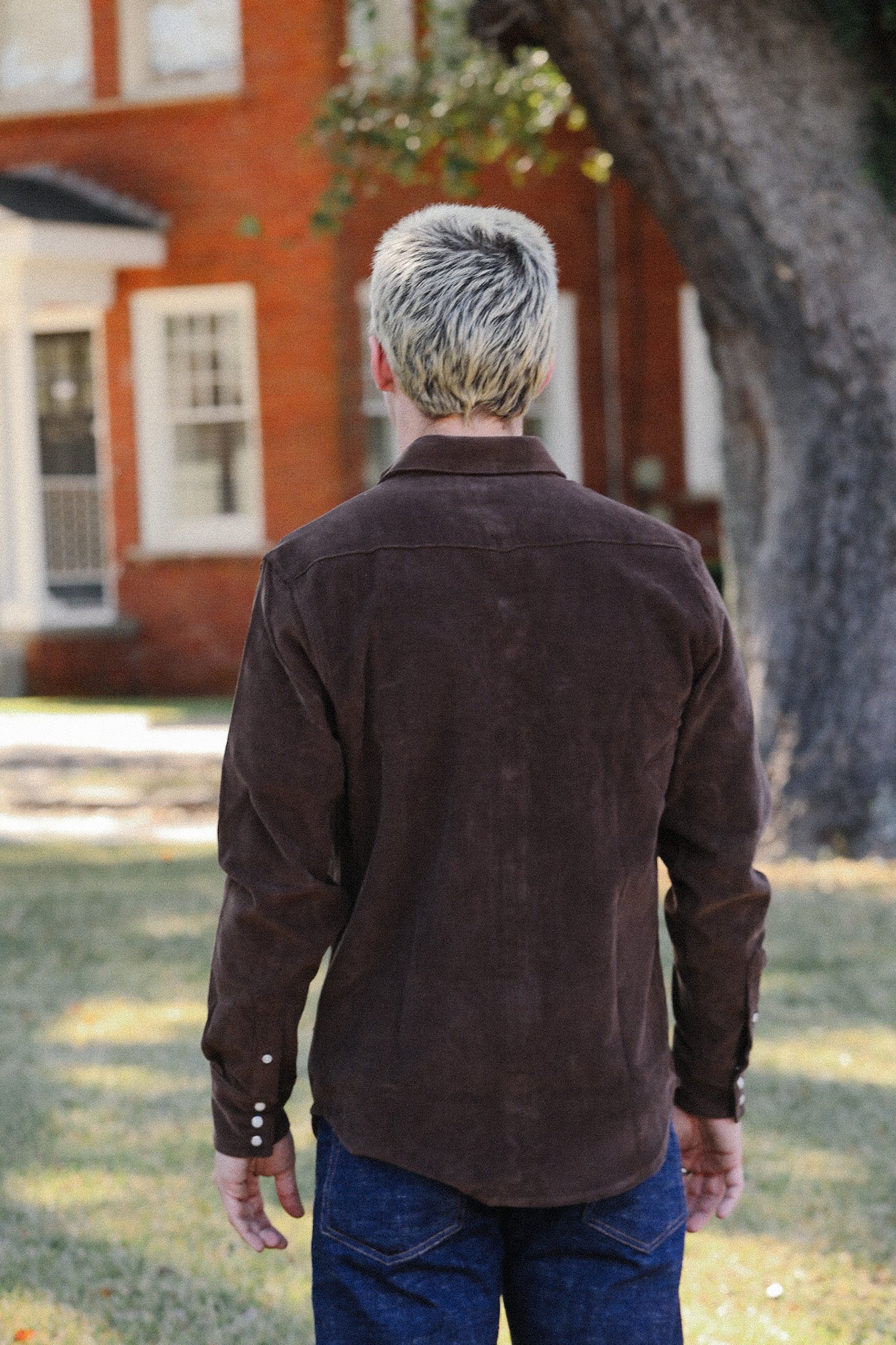 Heavyweight Corduroy Western- Brown