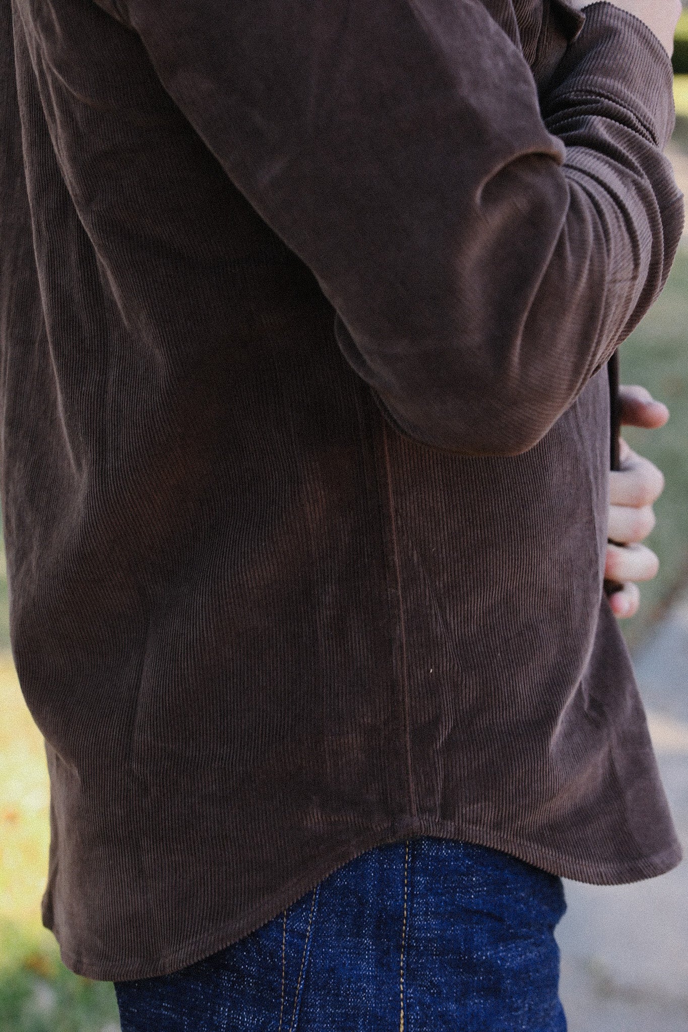 Heavyweight Corduroy Western- Brown