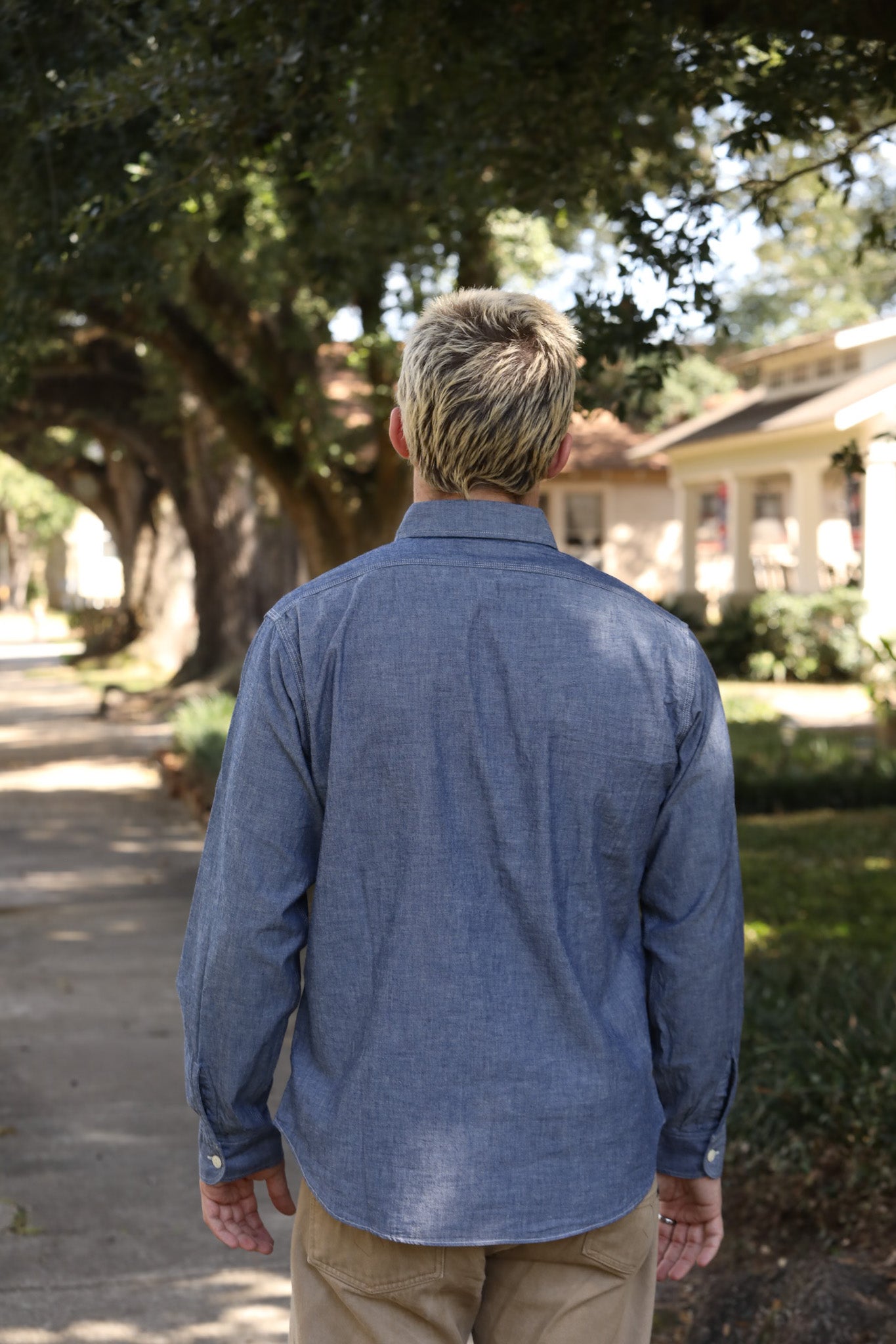 Long Sleeve Work Shirt- Chambray (SC27850)