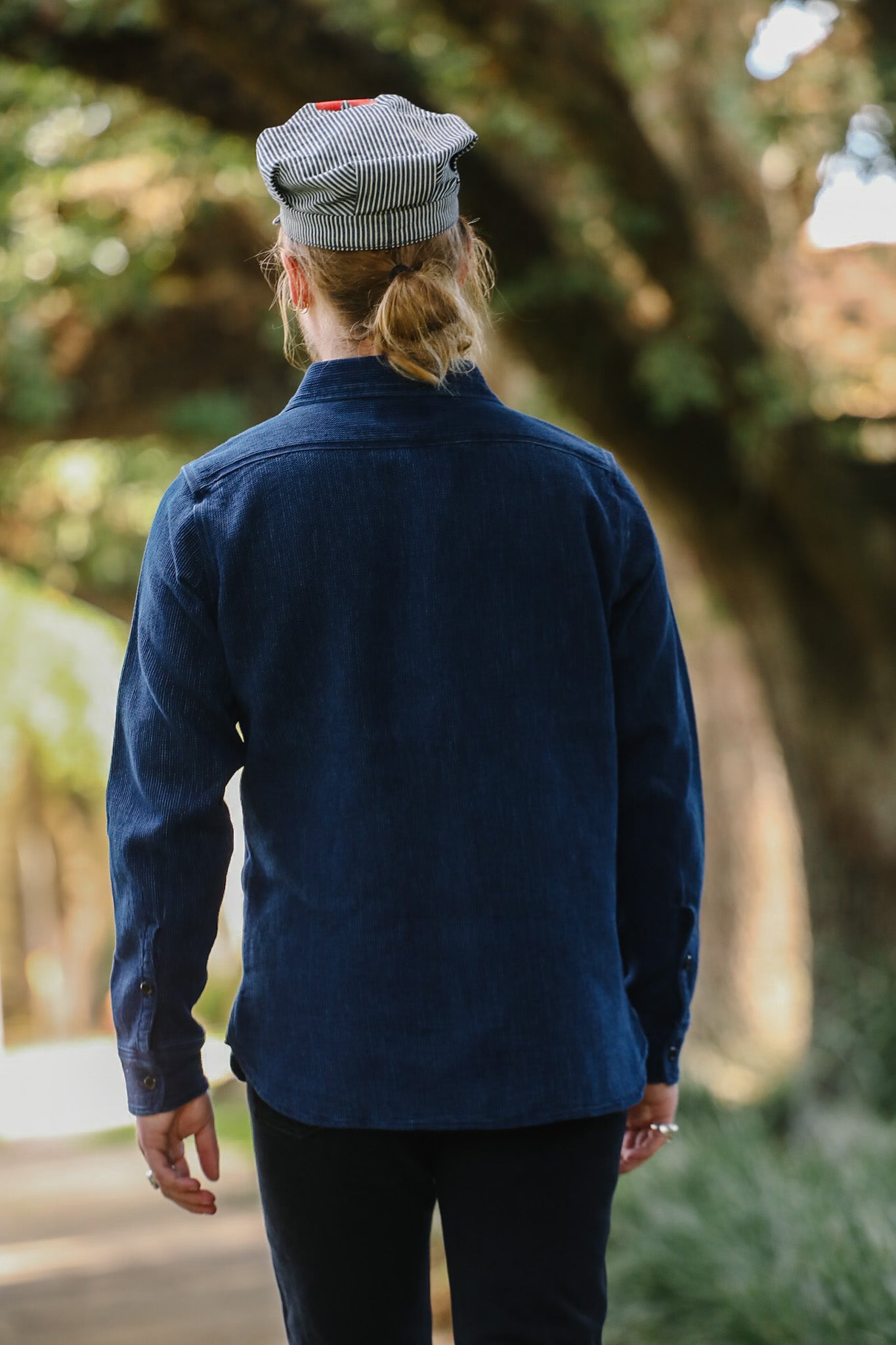 IHSH-96-IND Iron Heart Waffle Work Shirt - Indigo – Iron Shop