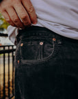 5 Pocket Pants- Black Corduroy (SC42483)