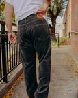 5 Pocket Pants- Black Corduroy (SC42483)